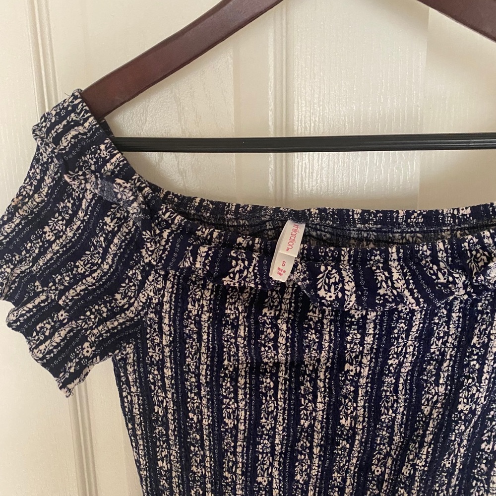 Jumpsuit with flare leg. Worn once.